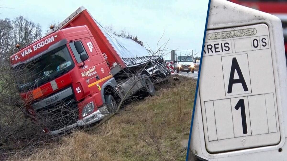 Lkw-Unfall Legt Den Verkehr Auf Der A1 Zwischen Bramsche Und ...