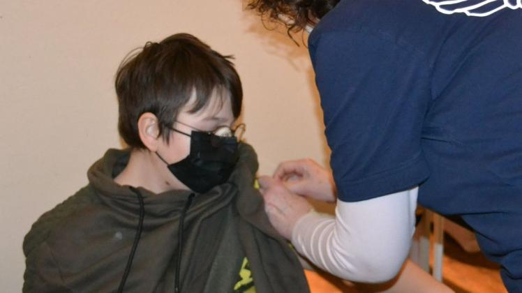 Fast 40 Kinder wurden am Sonnabend in Perleberg geimpft