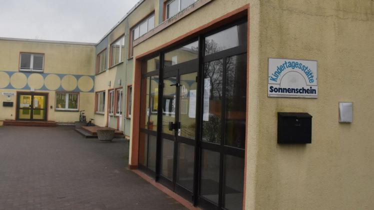 Die Türen zur Kindertagesstätte Sonnenschein in Sternberg bleiben in dieser Woche ganz geschlossen.