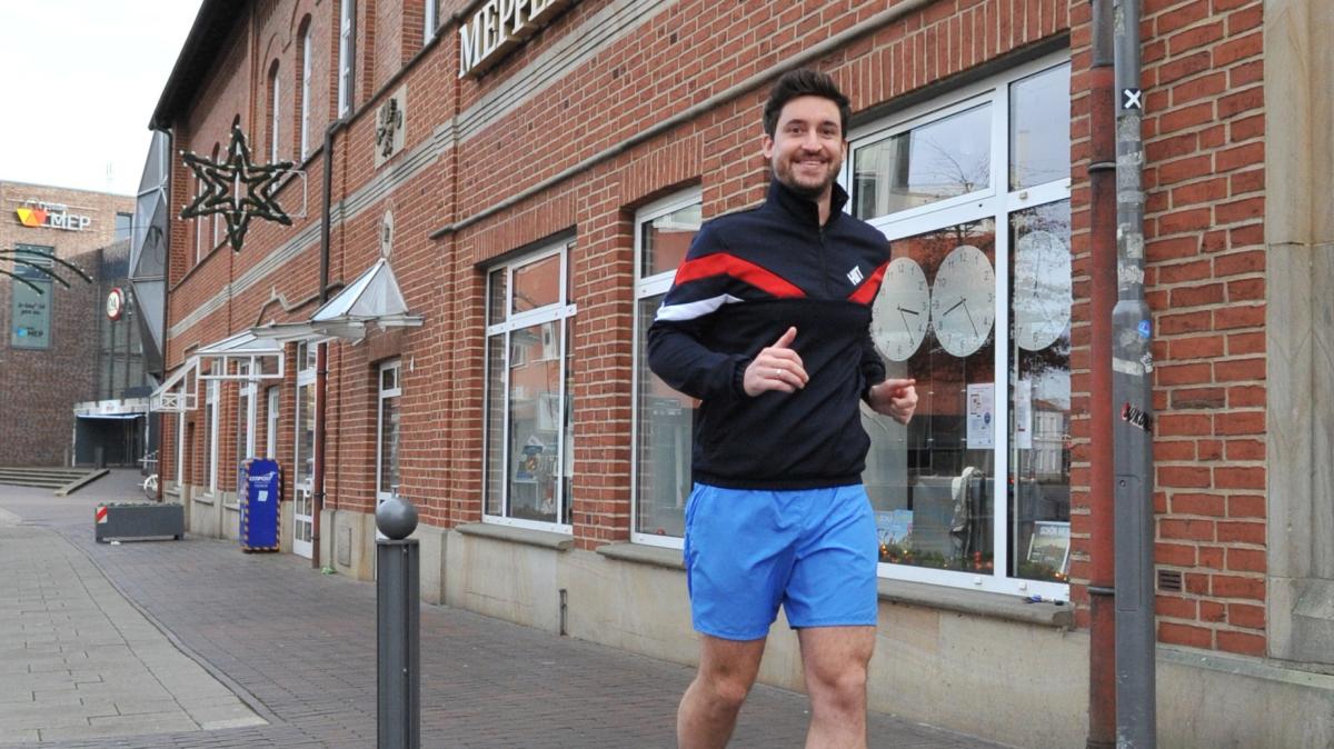 Harlacher läuft Halbmarathon gegen SVMeppenProfi Max Dombrowka NOZ