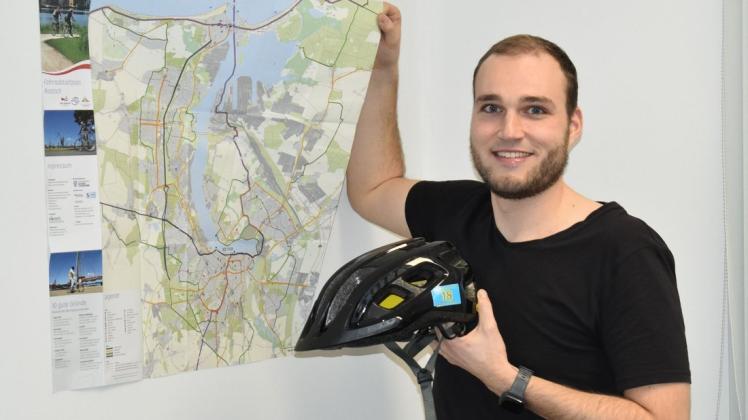 Koordiniert den Umbau Rostocks zur Fahrradstadt: Marius Nath, neuer Leiter Fastlane Fahrradstadt im Amt für Mobilität der Hansestadt.