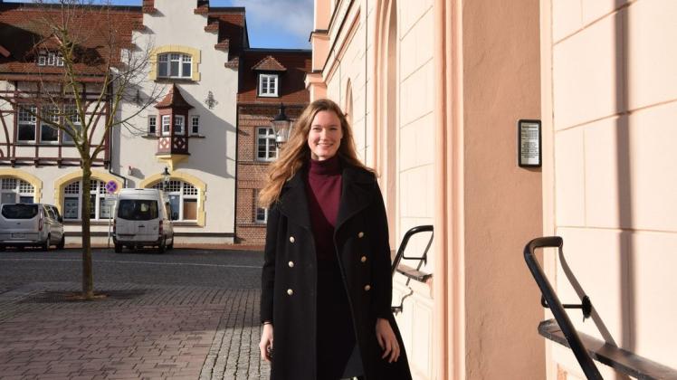 Die neue Citymanagerin Sternbergs: Jana Bohne möchte die Innenstadt wieder beleben.
