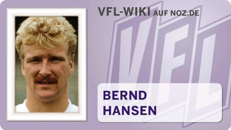 Bernd Hansen, von 1988 bis 1990 beim VfL Osnabrück. 