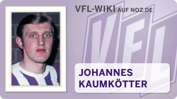 Von 1971 bis 1976 beim VfL Osnabrück: Johannes Kaumkötter. 