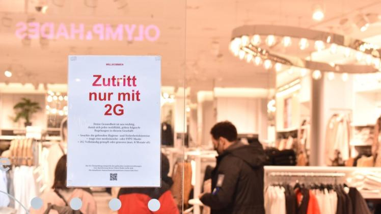 Ab 12. Februar entfällt in Rostock die Kontrolle der 2G-Nachweise im Einzelhandel.