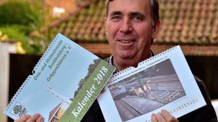 Die gerade vollendete katholische Kirche St. Bernhard im Maisfeld und der „topmoderne“ 60er-Jahre-Bahnhof Bookholzberg gehören zu den Motiven, die Erich Düßmann für den 2018er Kalender zusammengetragen hat. Die gerade vollendete katholische Kirche St. Bernhard im Maisfeld und der „topmoderne“ 60er-Jahre-Bahnhof Bookholzberg gehören zu den Motiven, die Erich Düßmann für den 2018er Kalender zusammengetragen hat.