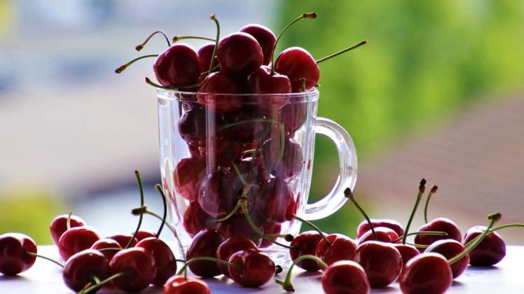Kirschen sind lecker. Aber ihr Saft lässt sich schwer aus Textilien entfernen. Kirschen sind lecker. Aber ihr Saft lässt sich schwer aus Textilien entfernen.