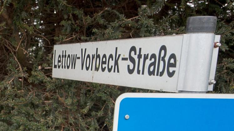 Die Lettow-Vorbeck-Straße soll nun doch nicht umbenannt werden. 