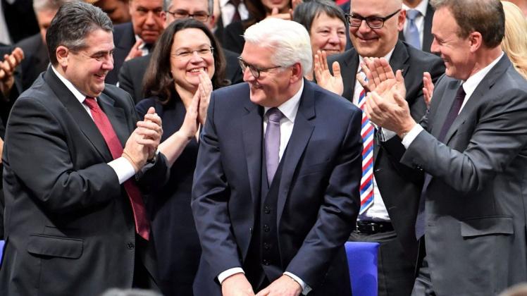Gewonnen: Vor fünf Jahren wurde Frank-Walter Steinmeier das erste Mal zum Bundespräsidenten gewählt.
