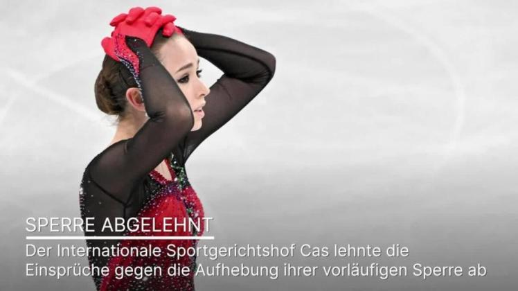 Trotz Dopingfall: Walijewa darf im Olympia-Einzel starten Unknown