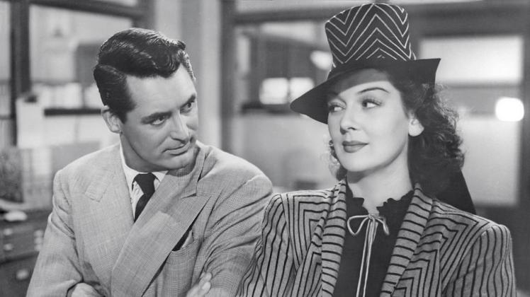 Starke Frau, die auch mit Salonlöwen zurechtkommt: Rosalind Russell mit Cary Grant in der Screwball-Comedy „His Girl Friday“. Der Film ist Teil der Berlinale-Retrospektive „No Angels“.