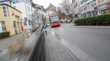 Domhof/Lortzingstraße soll nach dem Willen von Grüne/SPD/Volt für den Durchgangsverkehr gesperrt werden.