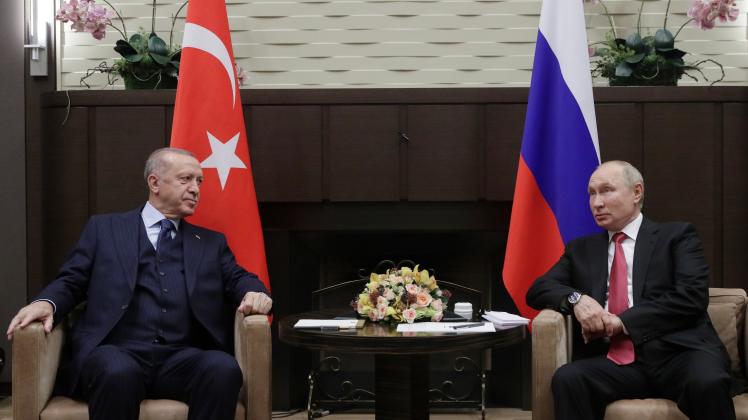 Schreckgespenster des Westens: Der türkische Präsident Recep Tayyip Erdogan und der russische Präsident Wladimir Putin.