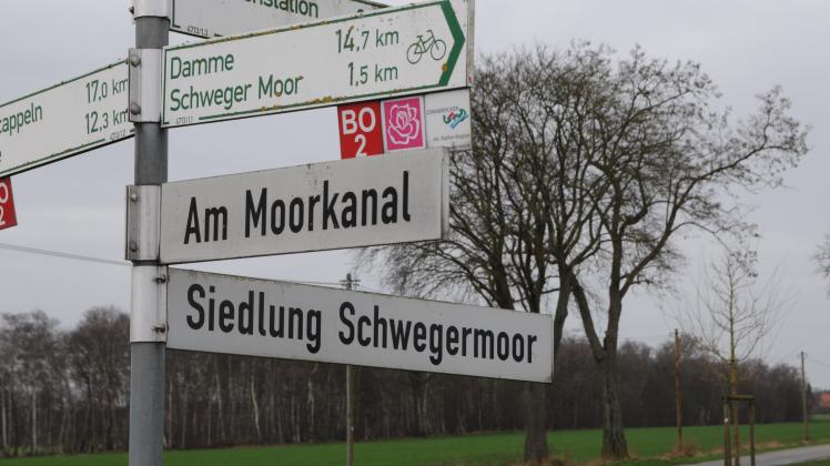 Ein erheblicher Teil der Straßen, die von der Flurbereinigung Hunteburg profitieren, befindet sich im Moor.