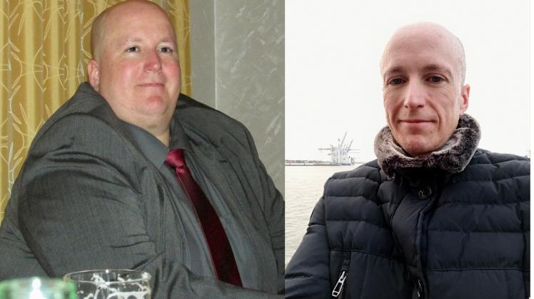 Der 45-jährige Dirk Rehme aus Georgsmarienhütte hat vor zwei Jahren noch über 180 Kilogramm gewogen. Er schaffte es 90 Kilo abzunehmen und ist nun kaum wiederzuerkennen.