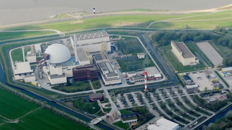 Hier will der Bund sieben Castoren lagern lassen: Das Kernkraftwerk Brokdorf mit seinem Zwischenlager.  