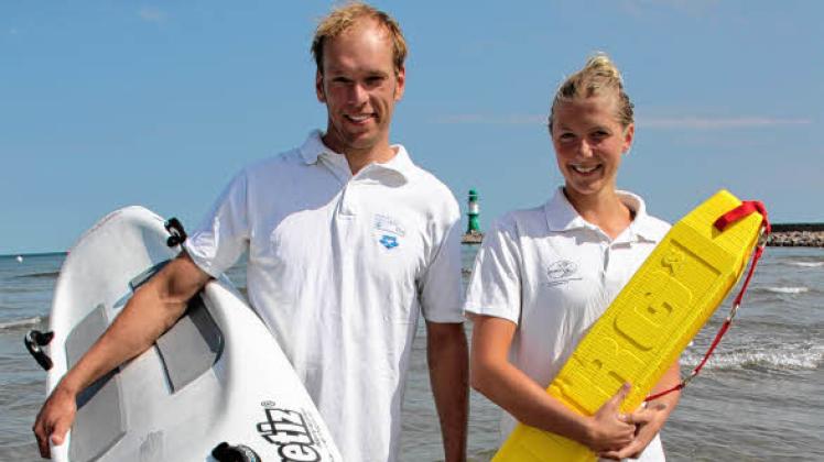 Sie freuen sich auf die Wettkämpfe: Daniel Wilke und Sarah Woitendorf aus Rostock sind zum wiederholten Mal dabei.