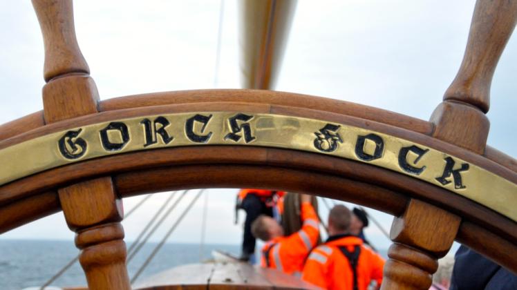 Zahlreiche Großsegler steuern Rostock an: Darunter ist auch die „Gorch Fock“, das Segelschulschiff der deutschen Marine.  