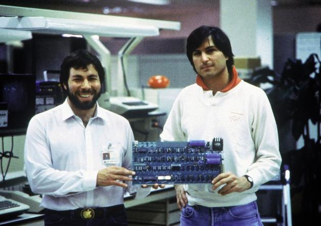 Steve Wozniak und Steve Jobs 1978.