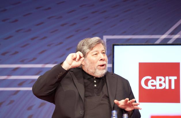 Steve Wozniak auf der Cebit 2014.
