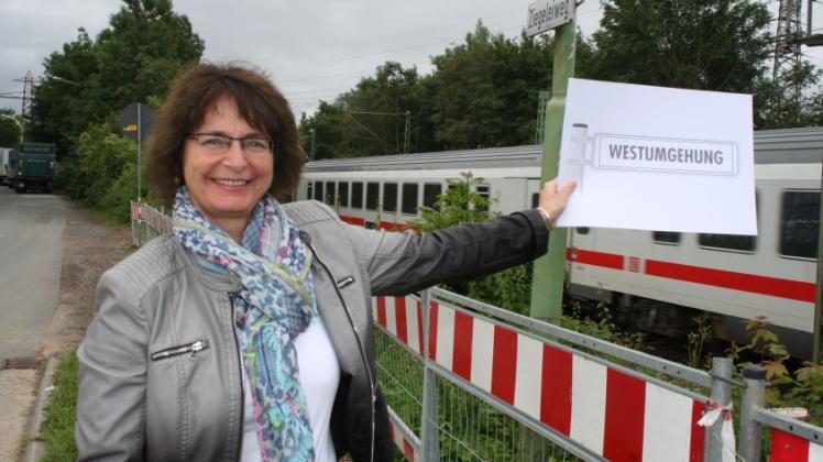 Die Realisierung der Westumgehung hat Bürgermeisterin Urte Steinberg zur Chefsache erklärt.