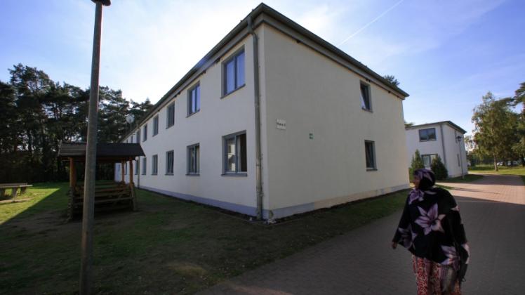 Dieses Flüchtlingsheim in Nostorf/Horst will die NPD besichtigen.  