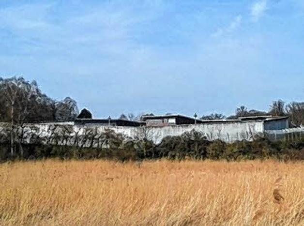 Eine hohe Mauer umgibt die Forensische Psychiatrie. Eine hohe Mauer umgibt die Forensische Psychiatrie.