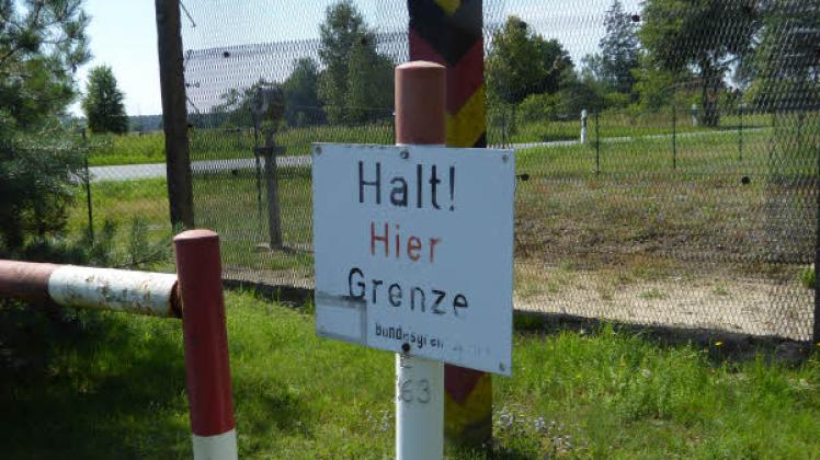 Die Zonengrenze aus Sicht der Westdeutschen.