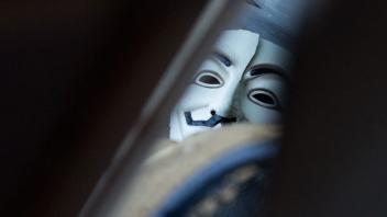 „Anonymous“ hat sich nach eigenen Angaben mit der Ukraine solidarisiert.