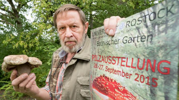 Pilzberater Dieter Mausolf wird am Wochenende auf der Landespilzausstellung Fragen beantworten.