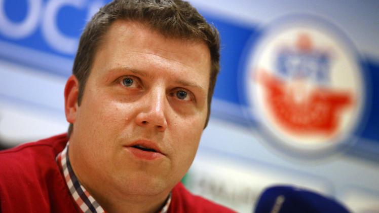 Der zurückgetretene Ex-Vorstandsvorsitzende des FC Hansa Rostock, Michael Dahlmann.