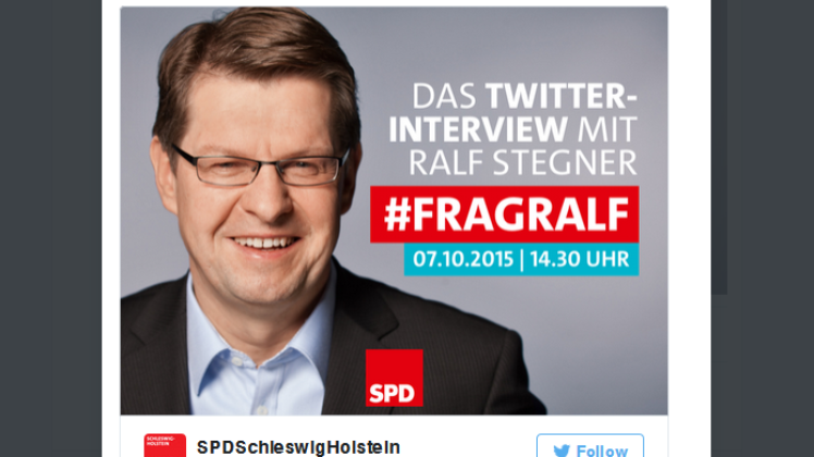 Der SPD-Politiker hatte am gestrigen Mittwoch zum Twitter-Interview geladen.