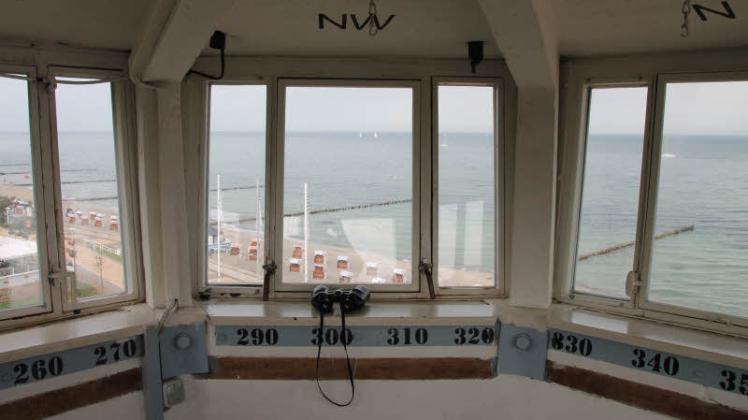 Blick von Grenzturm auf die Ostsee