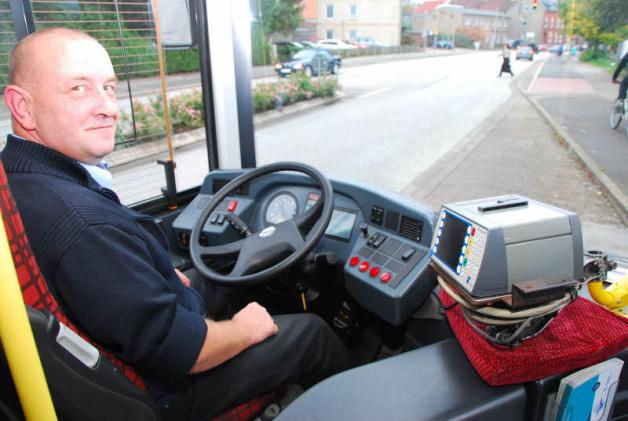 „Phantastisches Fahrverhalten“: Fahrer Michael Marx gab dem Testbus beste Noten.