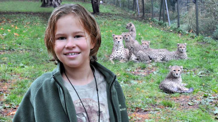 Wenn sie erwachsen ist, möchte Sara mit Geparden arbeiten – am liebsten in Afrika.