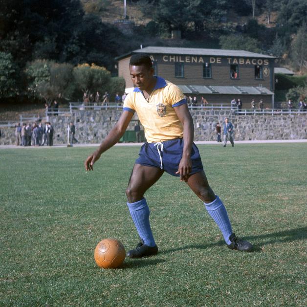 Pelé während seiner aktiven Zeit 1966.