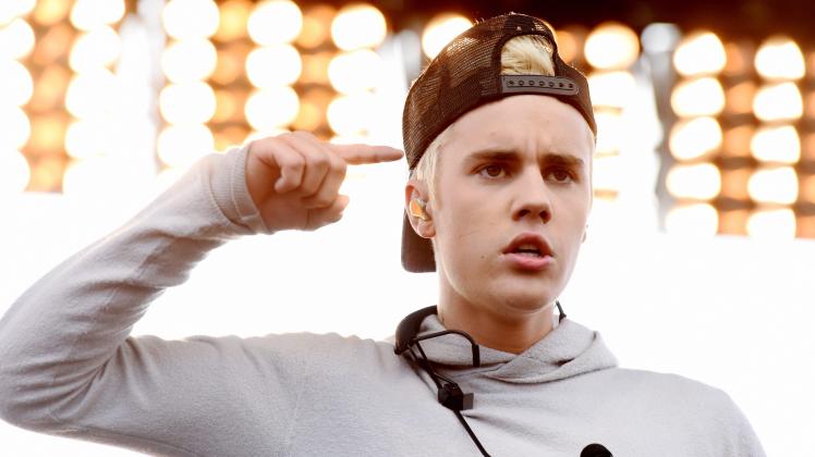 Der kanadische Sänger Justin Bieber bei einem Konzert in Sydney. 