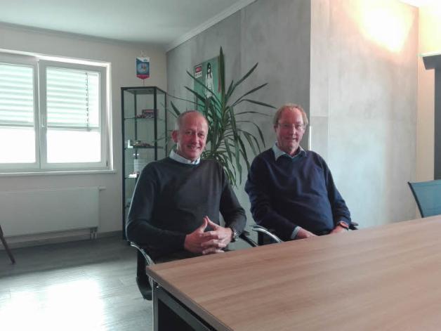 Volker Fritz und Gunnar Przybill, Vorstände der WG Union Rostock: „Wir können uns als Unternehmen nicht mehr mit dem Verein identifizieren und wollen ein Zeichen setzen.“