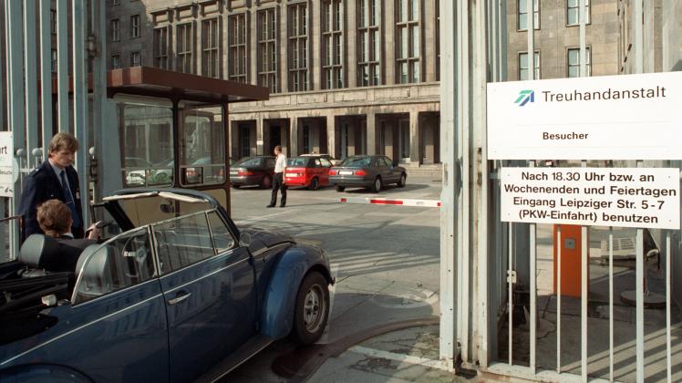 Die ehemalige Treuhand-Zentrale in Berlin, Leipziger/Ecke Grothewohl-Straße
