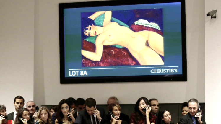 Der liegende Akt von Modigliani kommt bei Christie’s in New York unter den Hammer.
