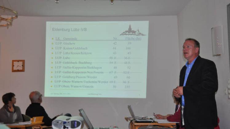 Gerd Holger Golisz mit Abstimmungsdaten aus Gemeinden des Amtes Eldenburg Lübz