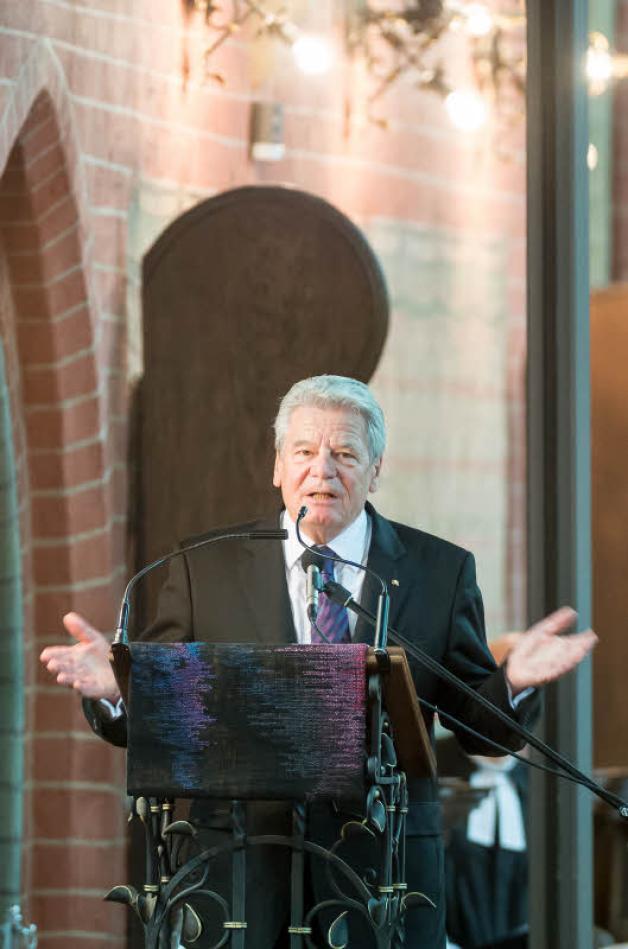 Bundespräsident Joachim Gauck würdigte die Leistungen des Verstorbenen. 