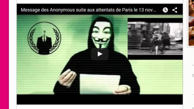 Anonymous hatte dem IS in einem Video den Krieg erklärt.