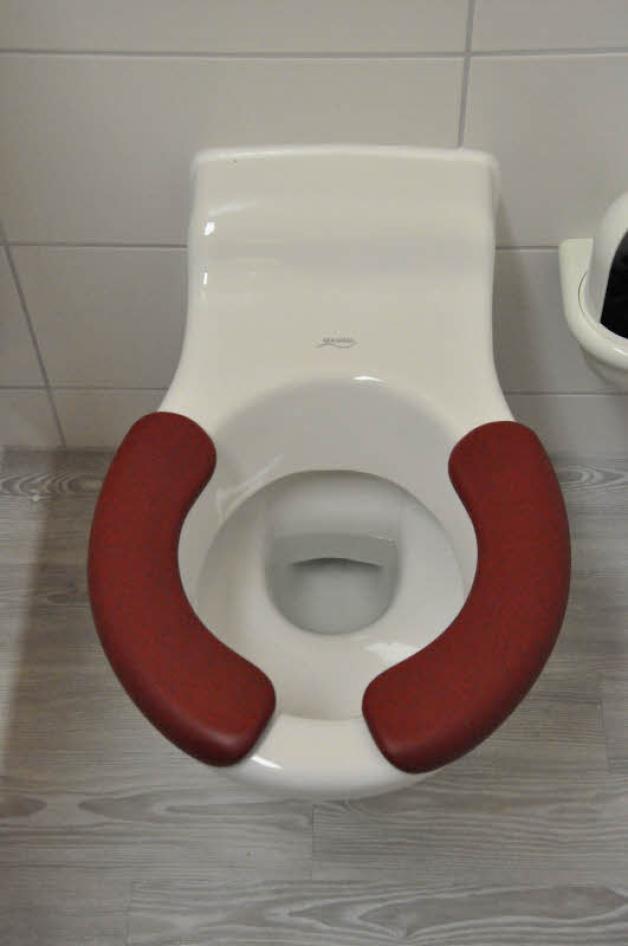 Ohne Deckel, aber mit Sitzpolster: die neuen Toilettenbecken.