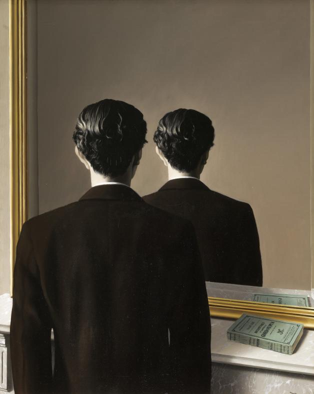 René Magritte (1898–1967), La reproduction interdite (Reproduktion verboten), 1937, Öl auf Leinwand, 81,5 x 65,5 x 2 cm, Provenienz: Sammlung Edward James, Museum Boijmans Van Beuningen, Rotterdam, © VG Bild-Kunst, Bonn 2015