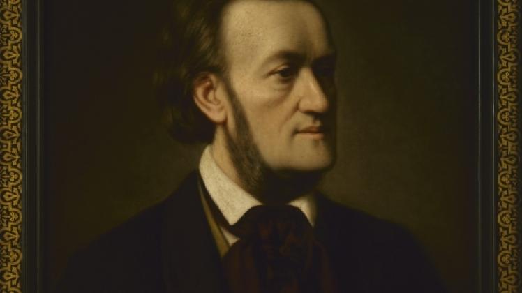 Das Portrait von Richard Wagner (1862) – ein Werk des Malers  Cäsar Willich (1825-1868) – im Mannheimer Museum  