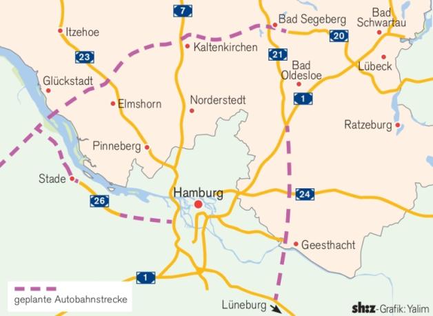 Der Plan des Bundes: Zwei Wege über die Elbe