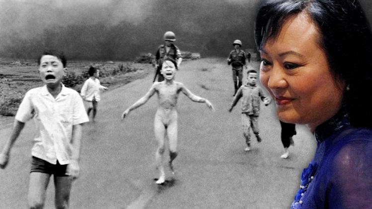 Kim Phuc und das Foto, das die Vietnamesin vor 43 Jahren weltberühmt machte  