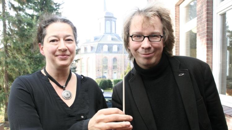 Verstehen sich: Die Komponistin Christine Brückner und Kantor Oliver Schmidt. 