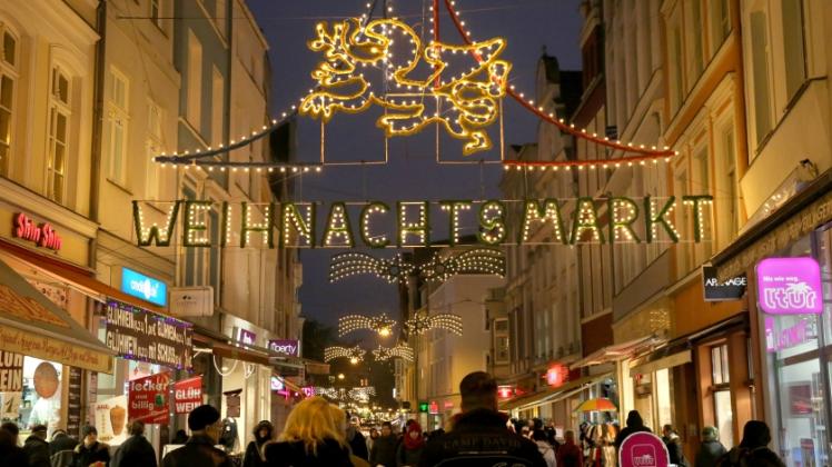 Der Rostocker Weihnachtsmarkt ging gestern zu Ende.  